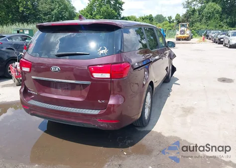 2017 Kia Sedona Lx из США, поврежденный, VIN KNDMB5C11H6308493